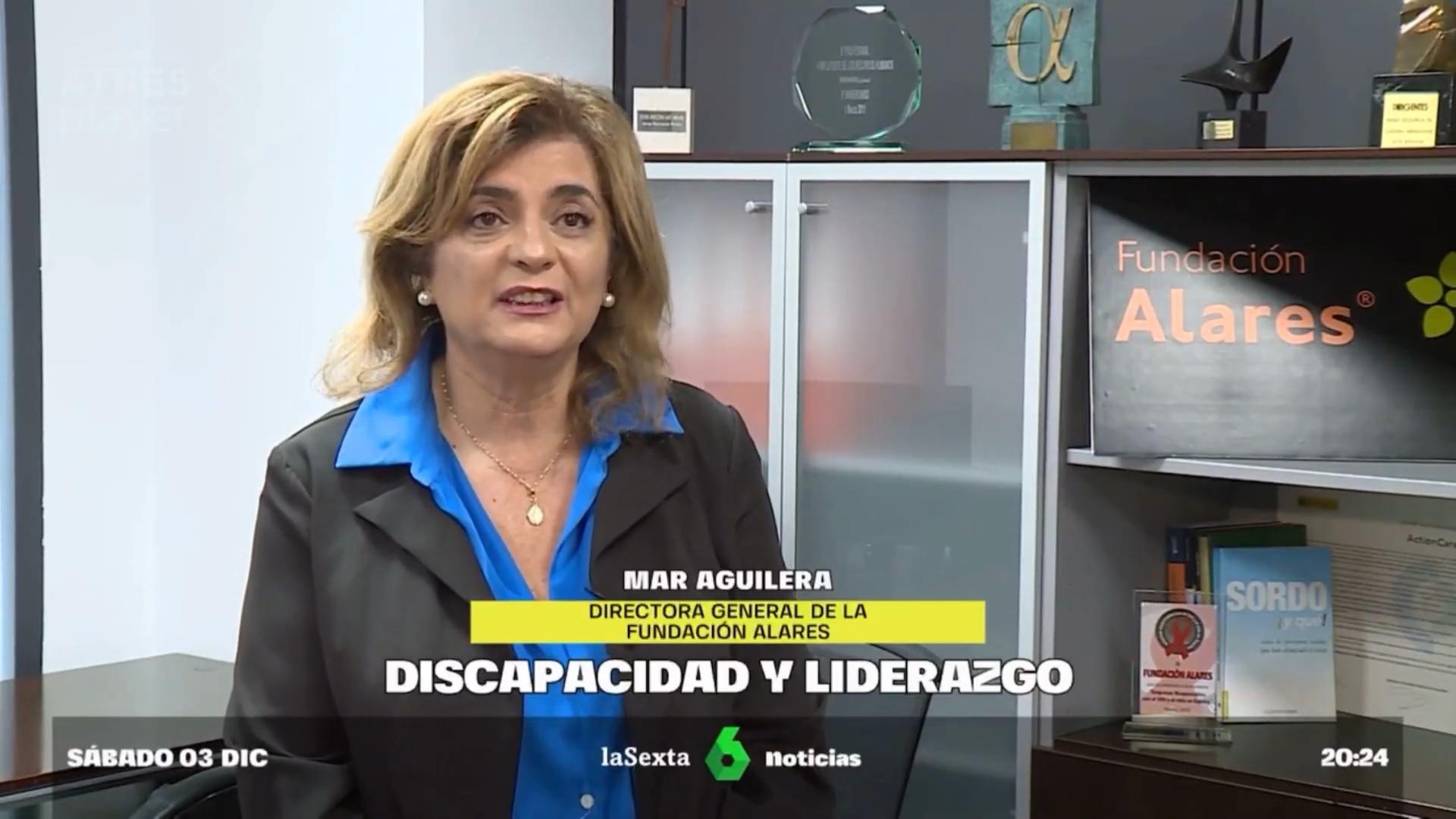 Fundación Alares y Alares reciben en sus oficinas a LA SEXTA para hablar de discapacidad y liderazgo