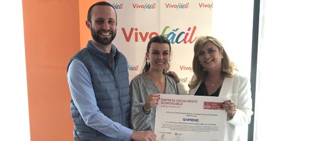 Sapiens consigue por primera vez el Sello de Empresa Socialmente Responsable con la plantilla